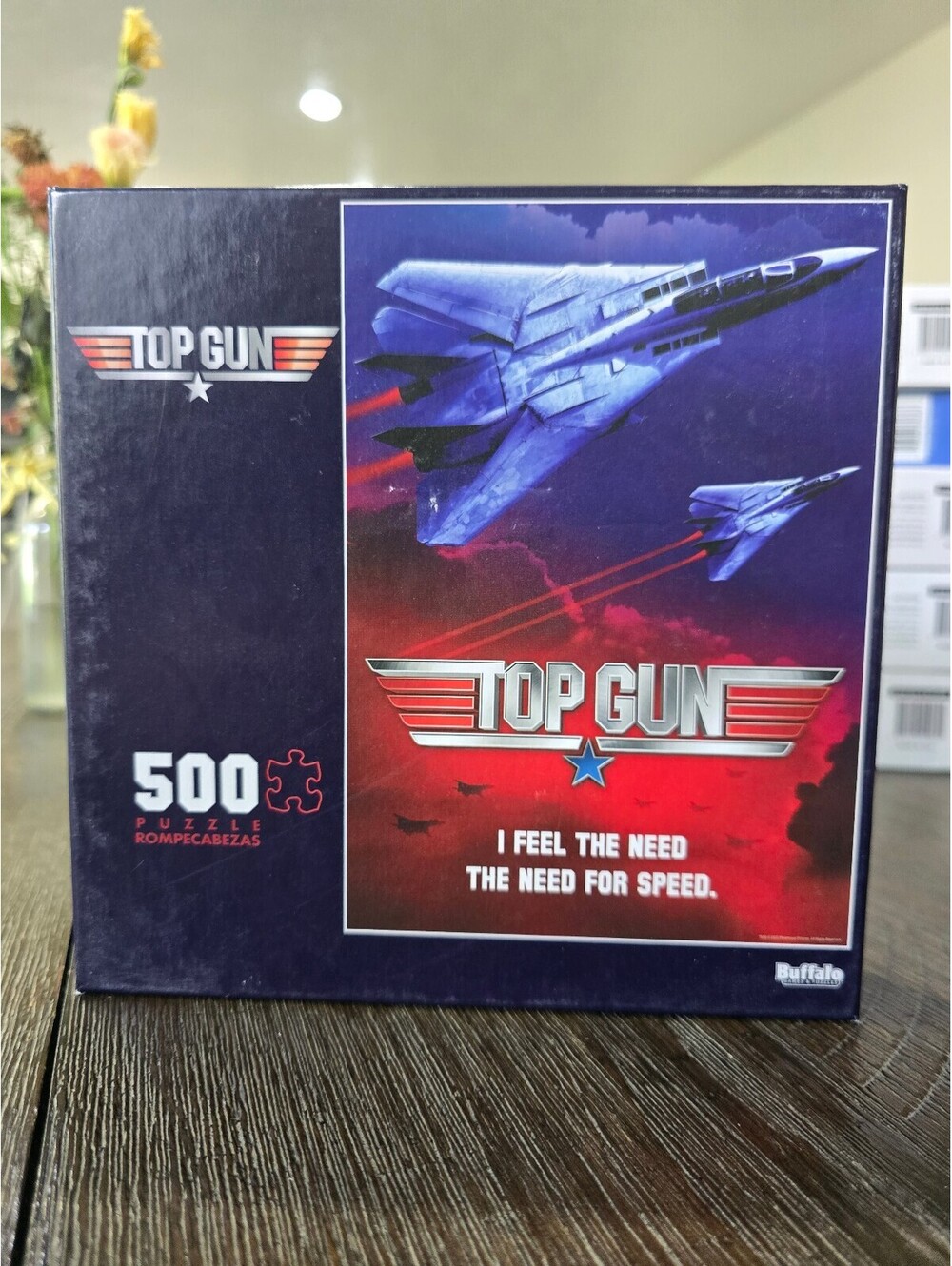 Buffalo Games Top Gun Movie 500 Piece Jigsaw Puzzle Complete Tom Cruise